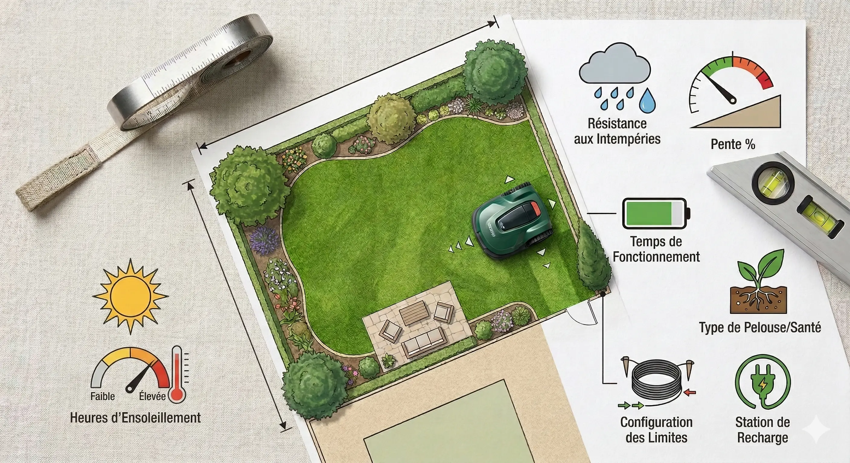 Comment choisir son robot tondeuse