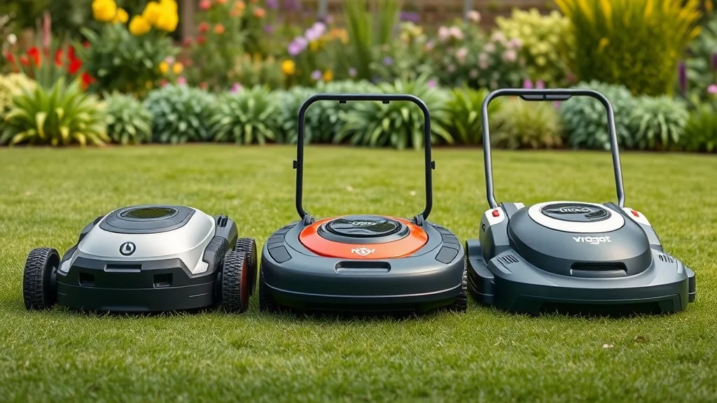 Comparatif de trois robots tondeuses pour jardin de 500 m²