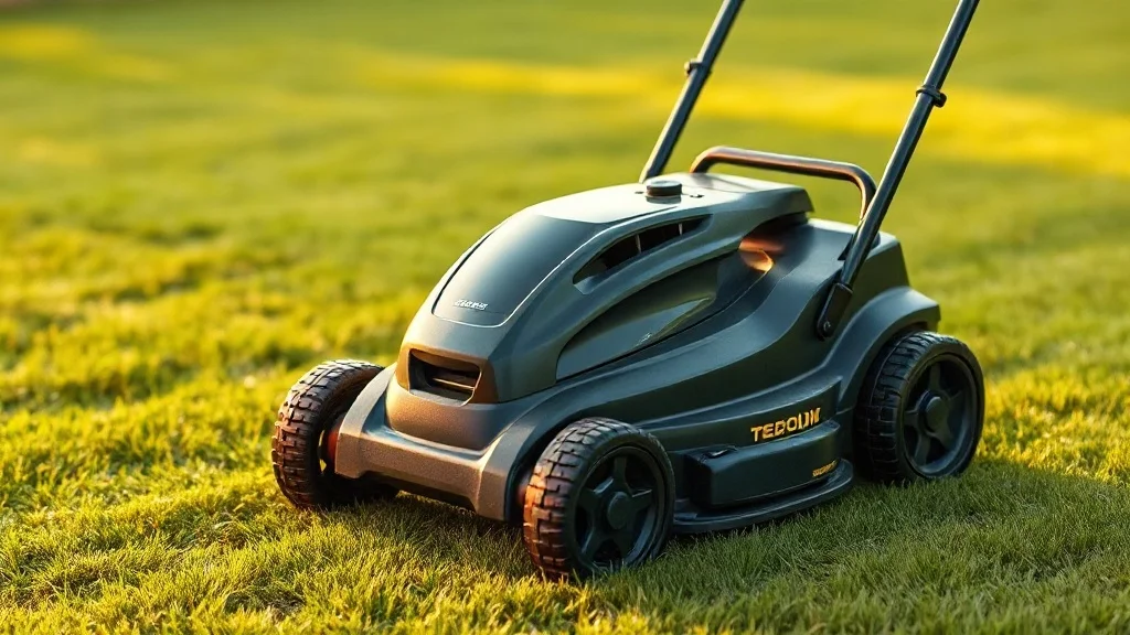 Robot tondeuse Cub Cadet sur un grand terrain ouvert