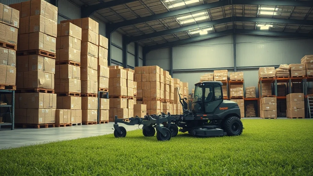 Déstockage robot tondeuse : fins de série et invendus en entrepôt