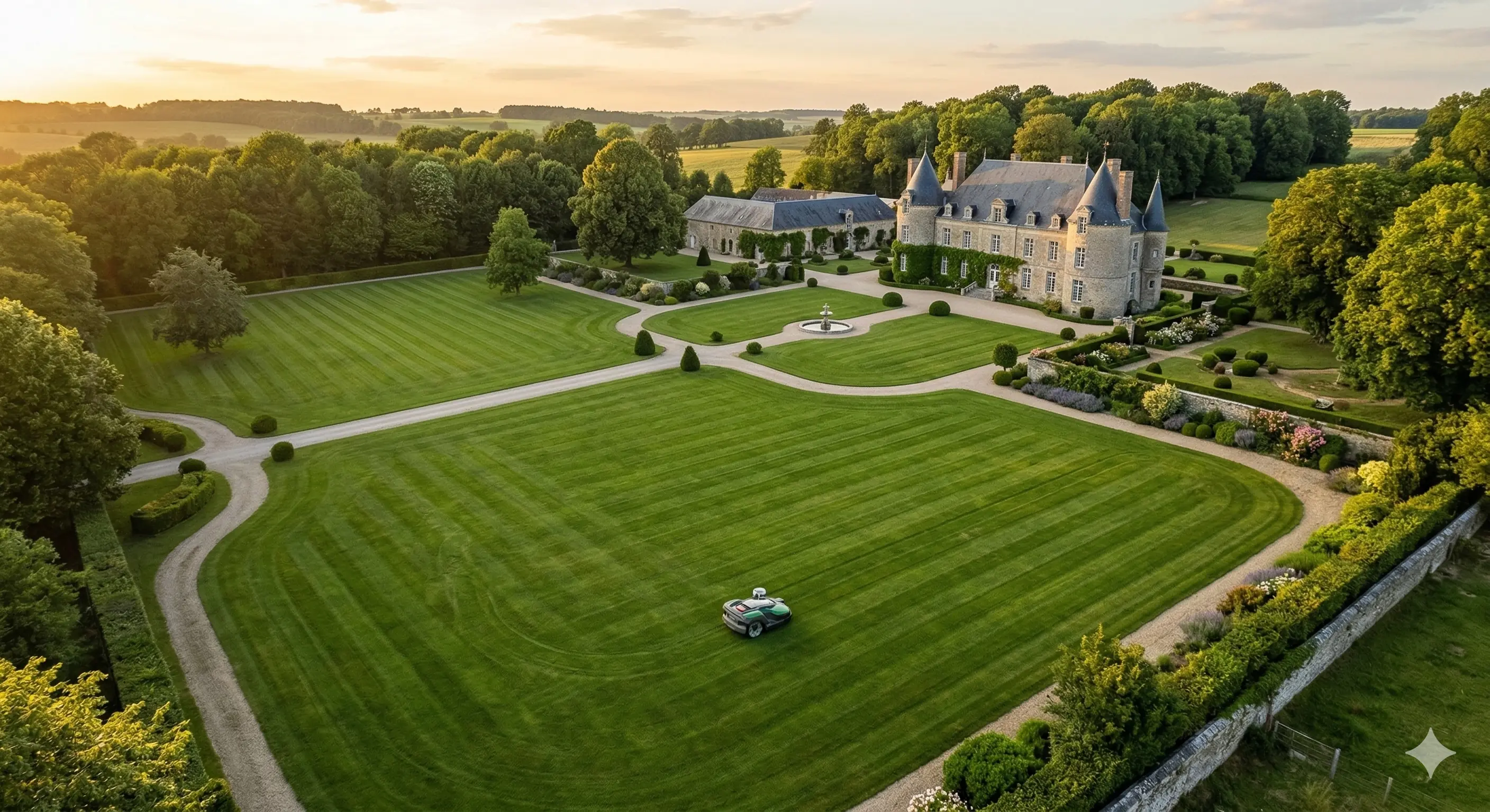 Robot tondeuse grande surface