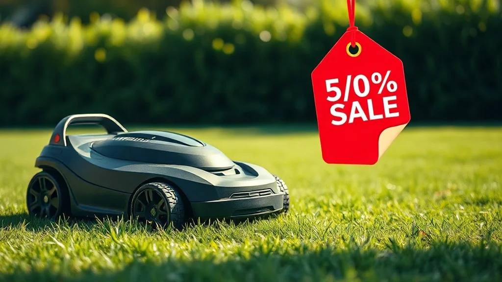 Robot tondeuse en soldes 2026 quand acheter