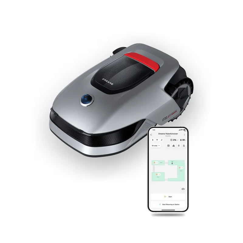 Robot tondeuse Dreame A1 — navigation LiDAR intelligente sans fil